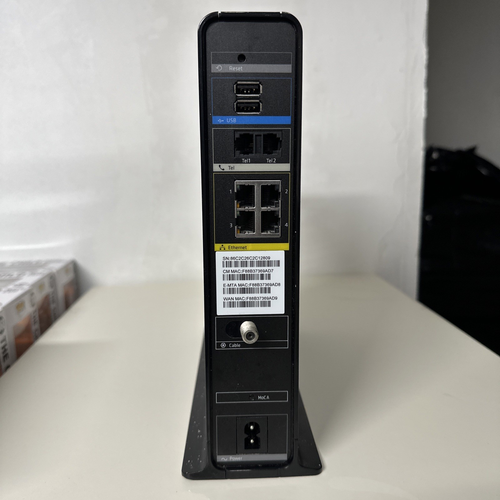 Arris TG1682G Dual-Band WiFi Telephone Cable Modem