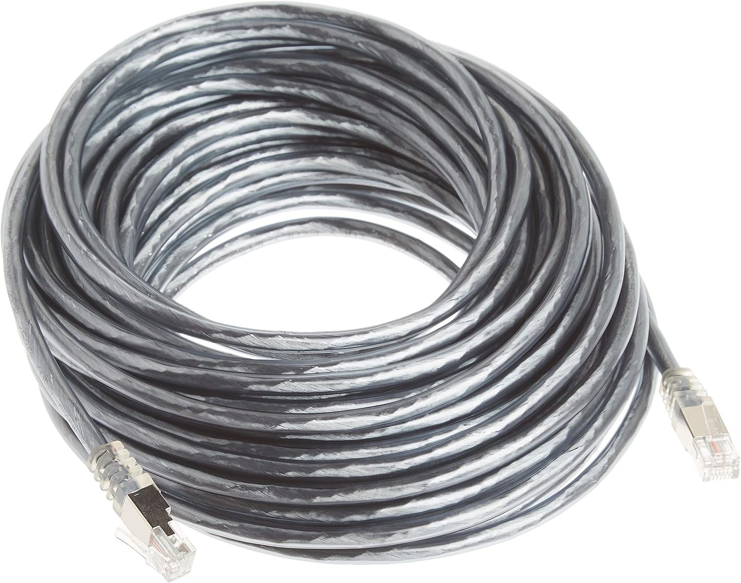 High Speed 50ft RJ11 Modem Cable – Gray Ethernet Connector