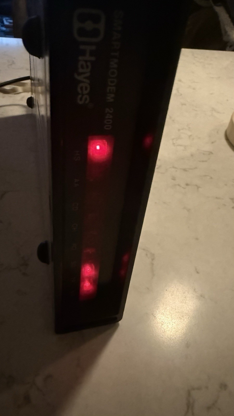 Hayes Smartmodem 2400 External Modem 231AA Model 4007AM With Power Supply