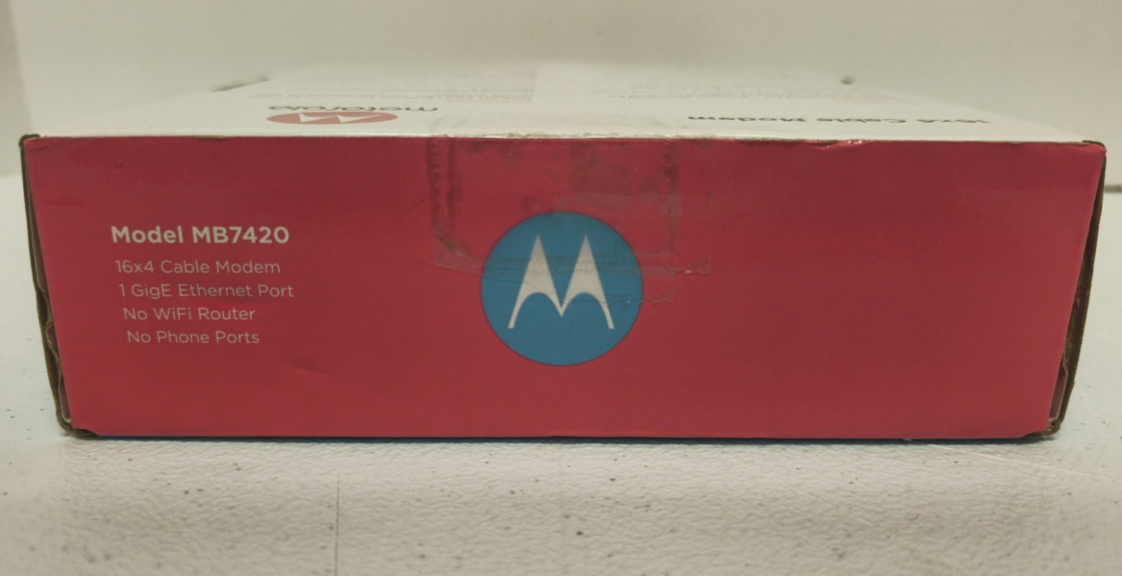 Motorola MB7420-10 16×4 686 Mbps DOCSIS 3.0 Cable Modem black NEW SEALED