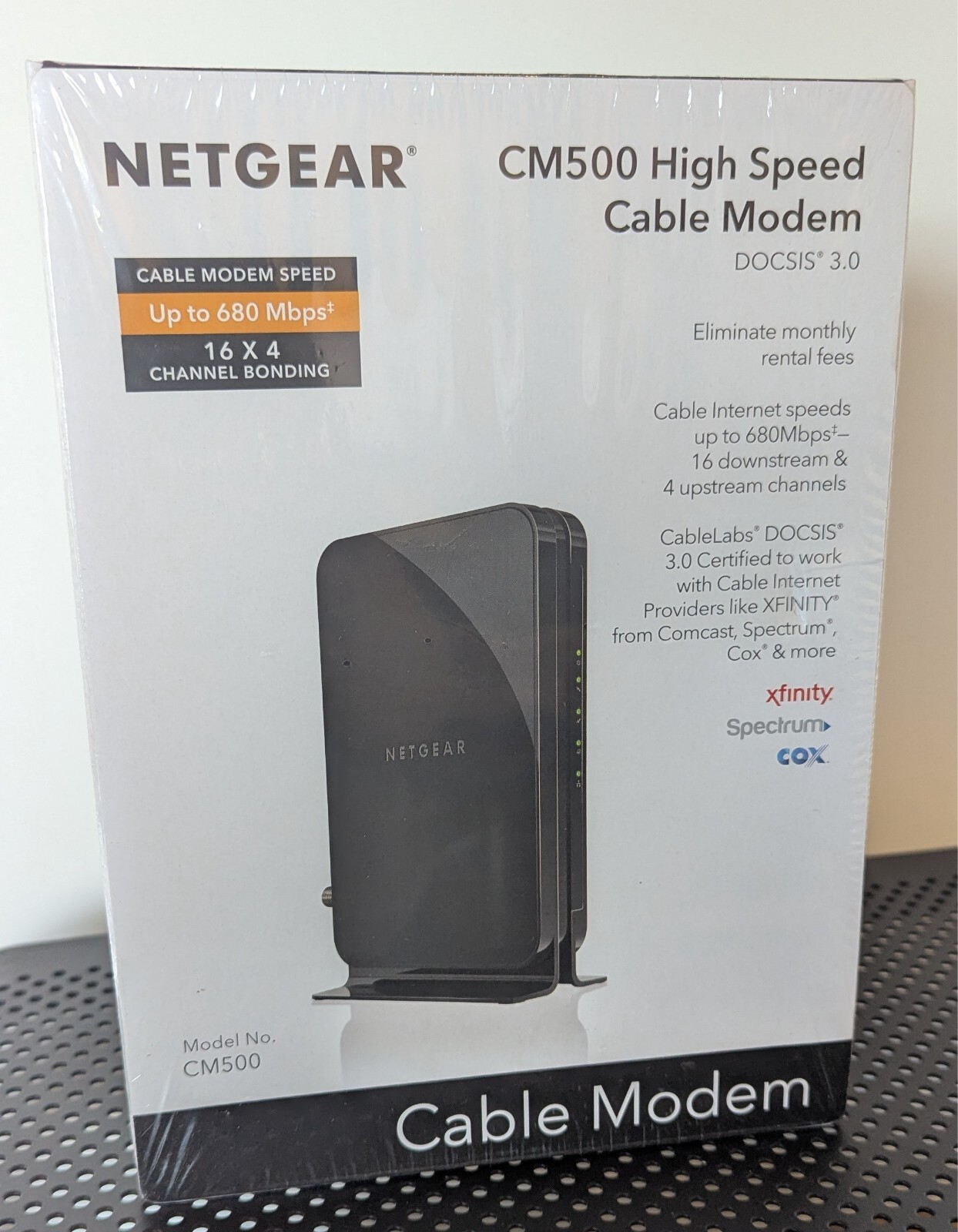 NETGEAR CM High Speed Cable Modem Model CM500 Use with Xfinity Spectrum COX