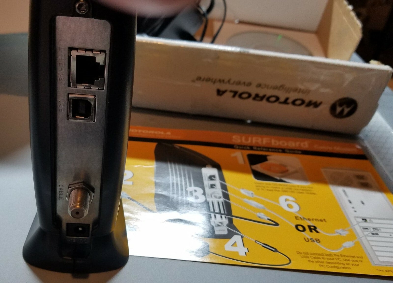 Motorola SURFboard Model# SB5120 Cable/Ethernet/USB Modem
