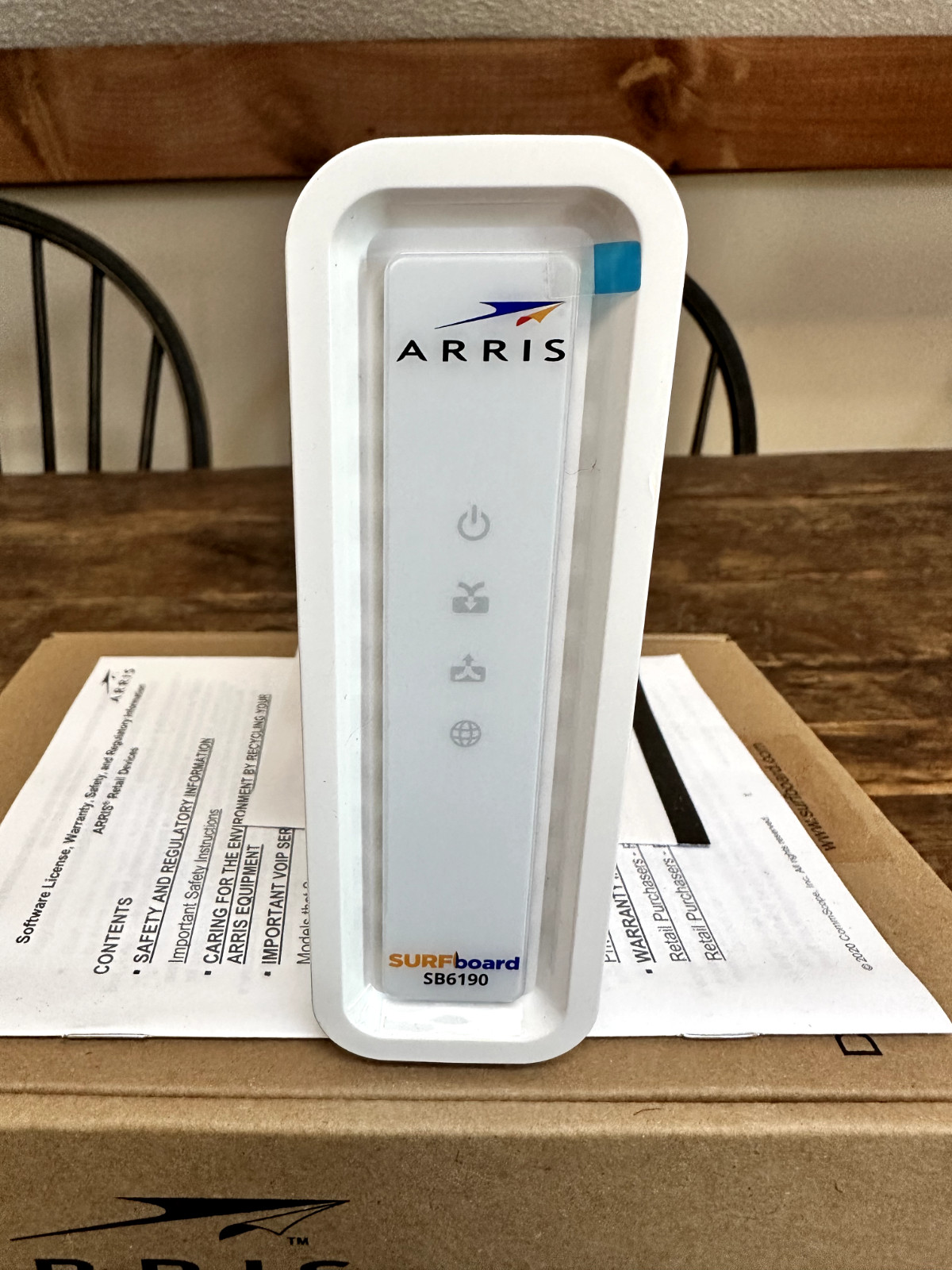 ARRIS Surfboard SB6190 DOCSIS 3.0 Cable Modem, White (Refurbish)