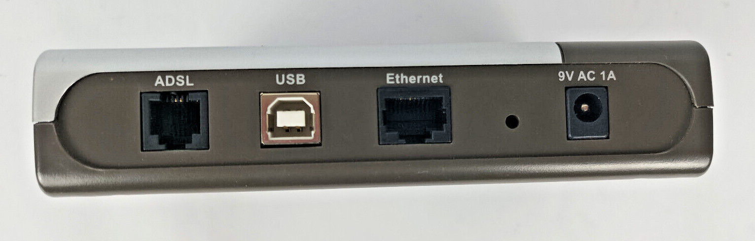 D-Link DSL-302T ADSL Modem USB Ethernet RJ11 RJ45 with power supply and driver