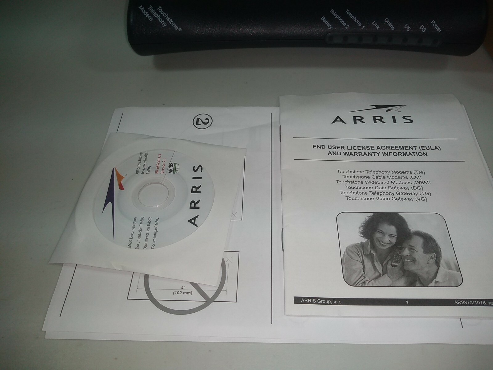 ARRIS Touchstone Telephony Modem TM602G