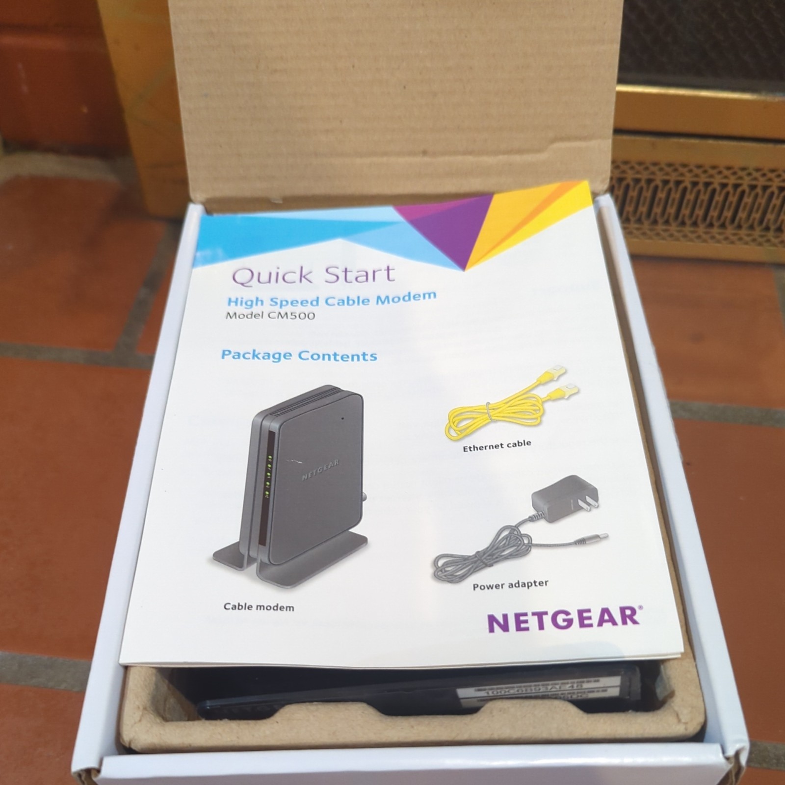 NETGEAR CM500V High Speed Cable Modem 680Mbps DOCSIS 3.0 Voice New