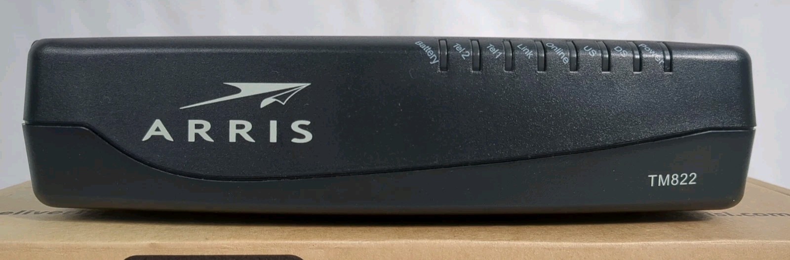 ARRIS Touchstone TM822G DOCSIS 3.0 8×4 Telephony Modem – Black | Tested/Works!