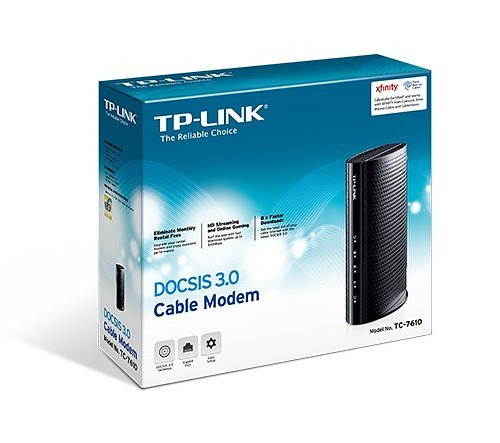 TP-Link TC-7610 300Mbps Wireless N DOCSIS 3.0 High Speed Cable Modem Gigabit