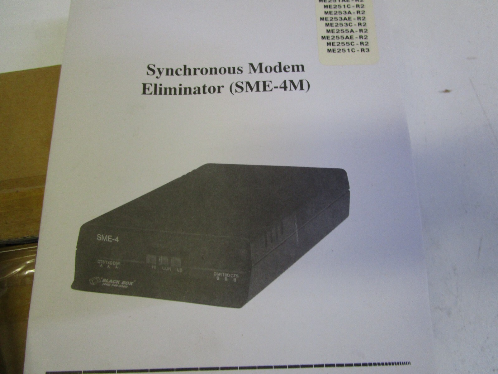 BLACK BOX ME251C-R3 SYNCHRONOUS MODEM CARD NEW OPEN BOX FREE SHIPPING!!!!!!