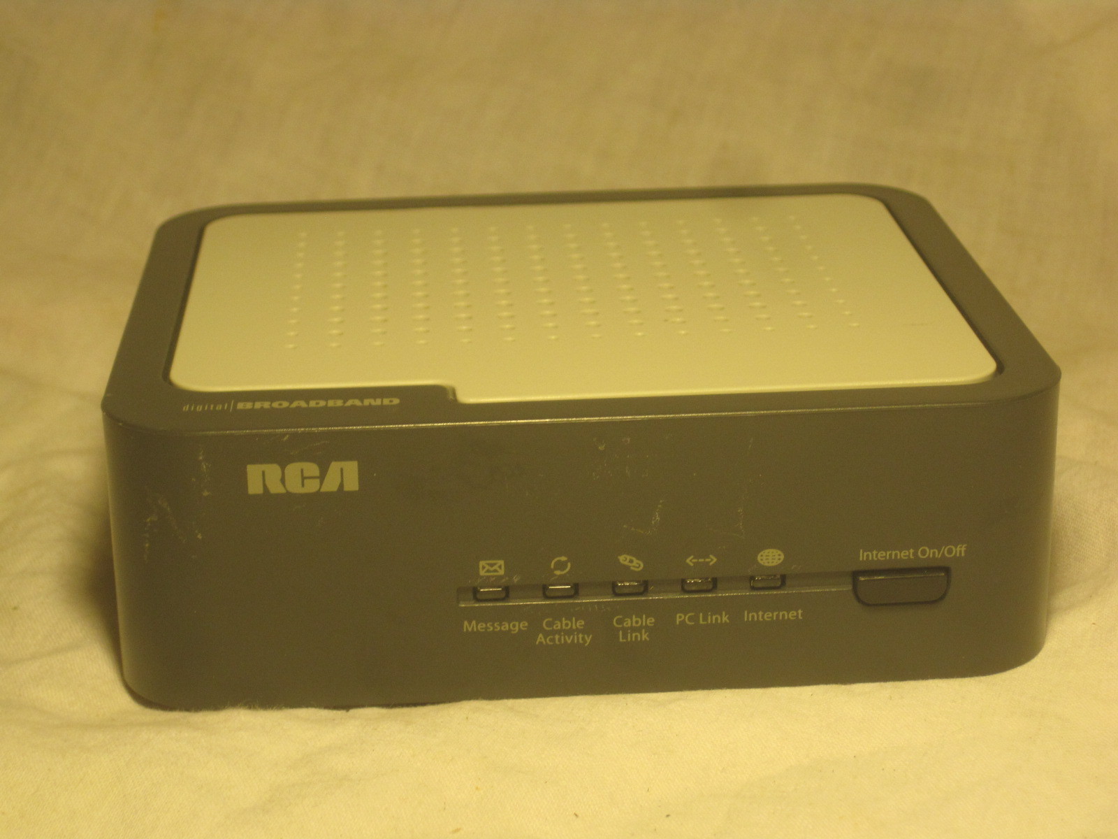 RCA DCM425 digital Broadband modem base unit only *no power supply