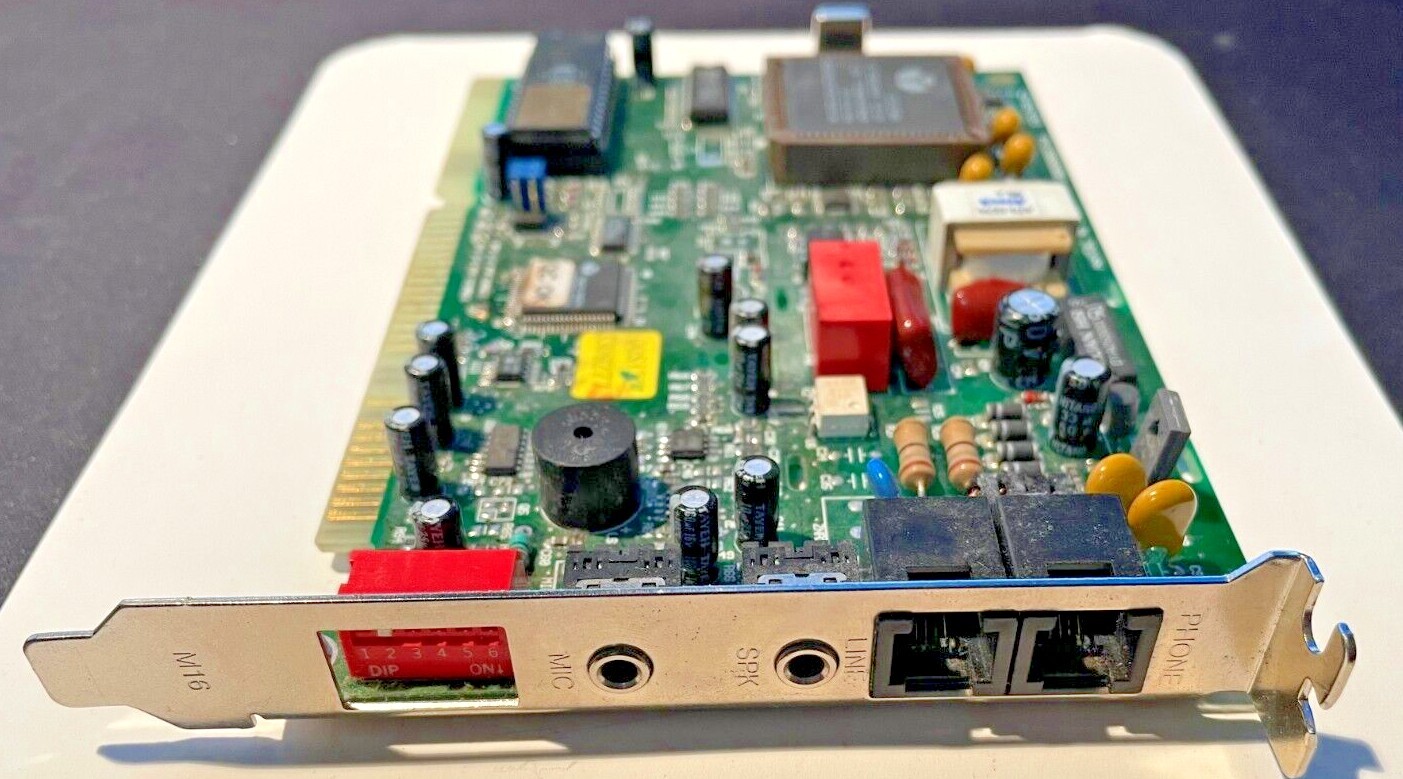 WISECOM WS-5614JS3 ISA 16bit Dial Up Fax/Voice/Modem and Sound card combo