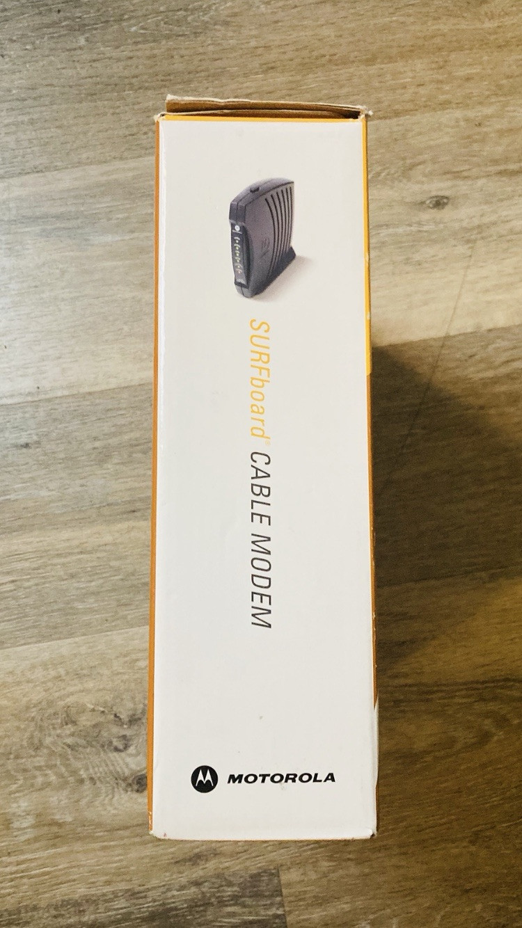 Motorola SURFboard Cable Modem Black Model SB5100 External Home Networking NIB