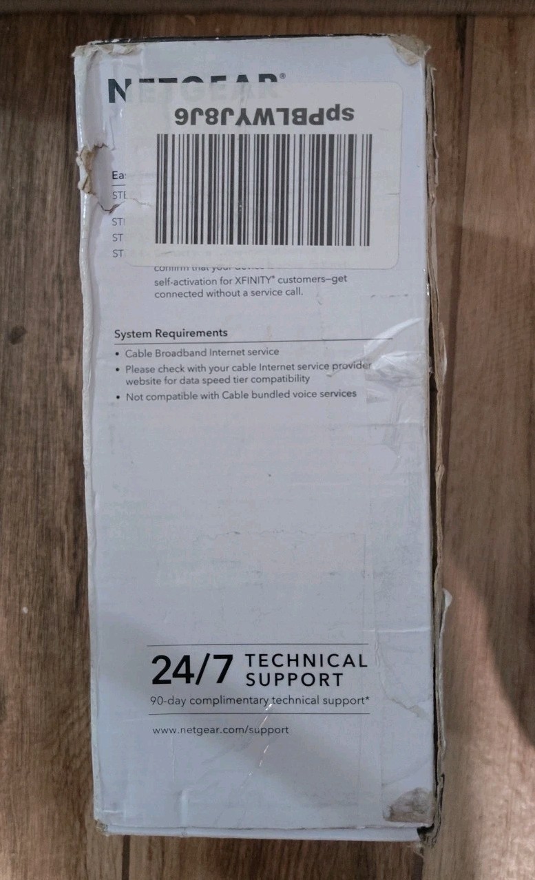 NETGEAR Cm500-1aznas 16×4 DOCSIS 3.0 Cable Modem Max Download Speeds of 686mbps