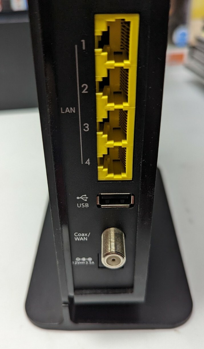 NETGEAR C6300BD AC1900 DOCSIS 3.0 Cable Modem WiFi Router no power cord