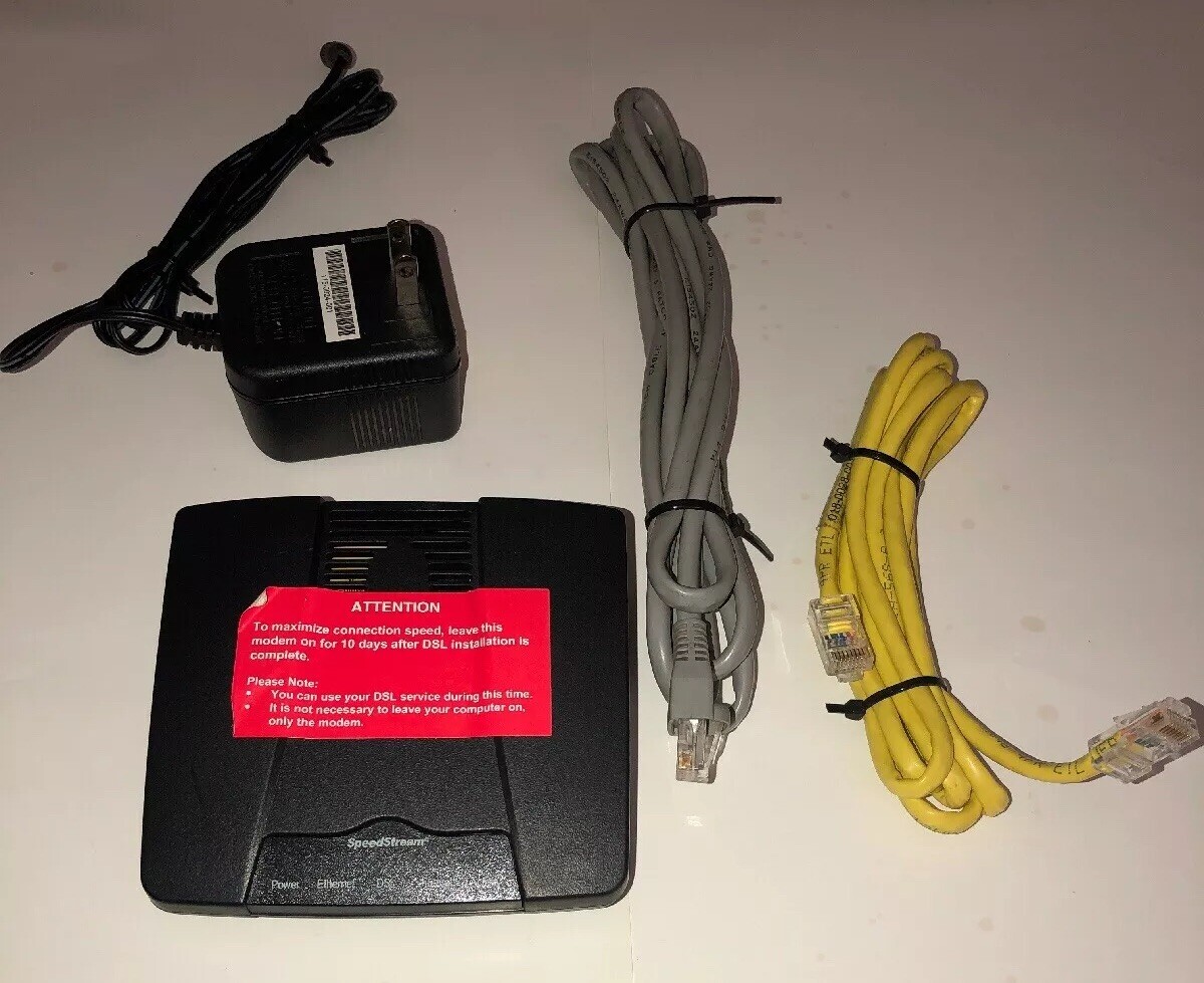 Siemens SpeedStream 4100 Ethernet ADSL Modem Part No. 060-D141-A12 Ships N 24h