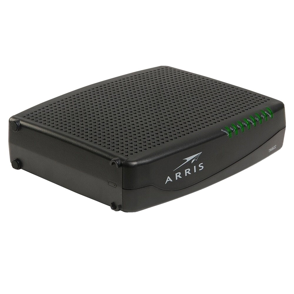 Comcast Compatiable Modem ARRIS SBV3202 Docsis 3.0 Voice Cable Modem – Black
