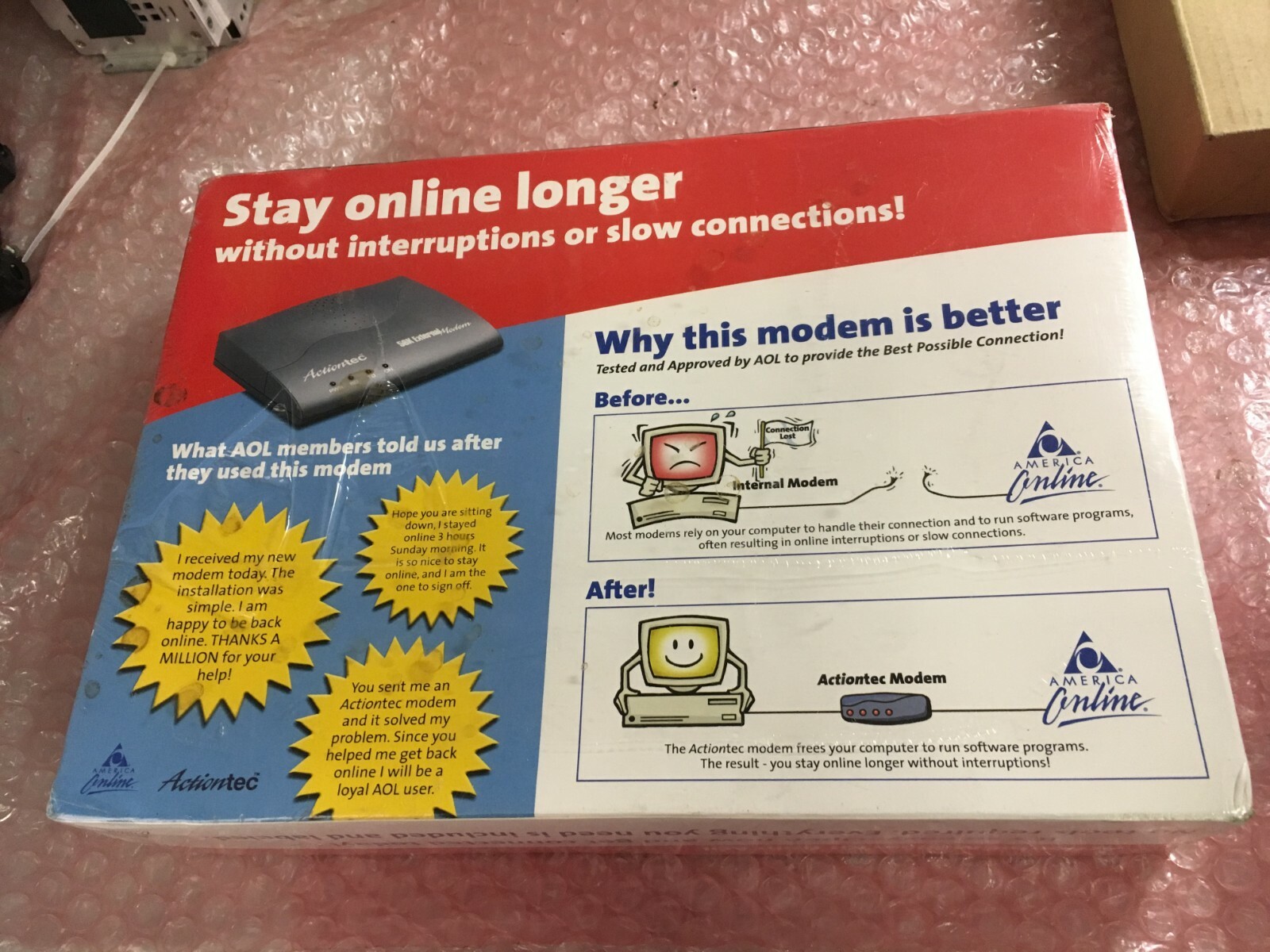 ActionTec/AOL 56k external modem kit (EXUV9212-04)
