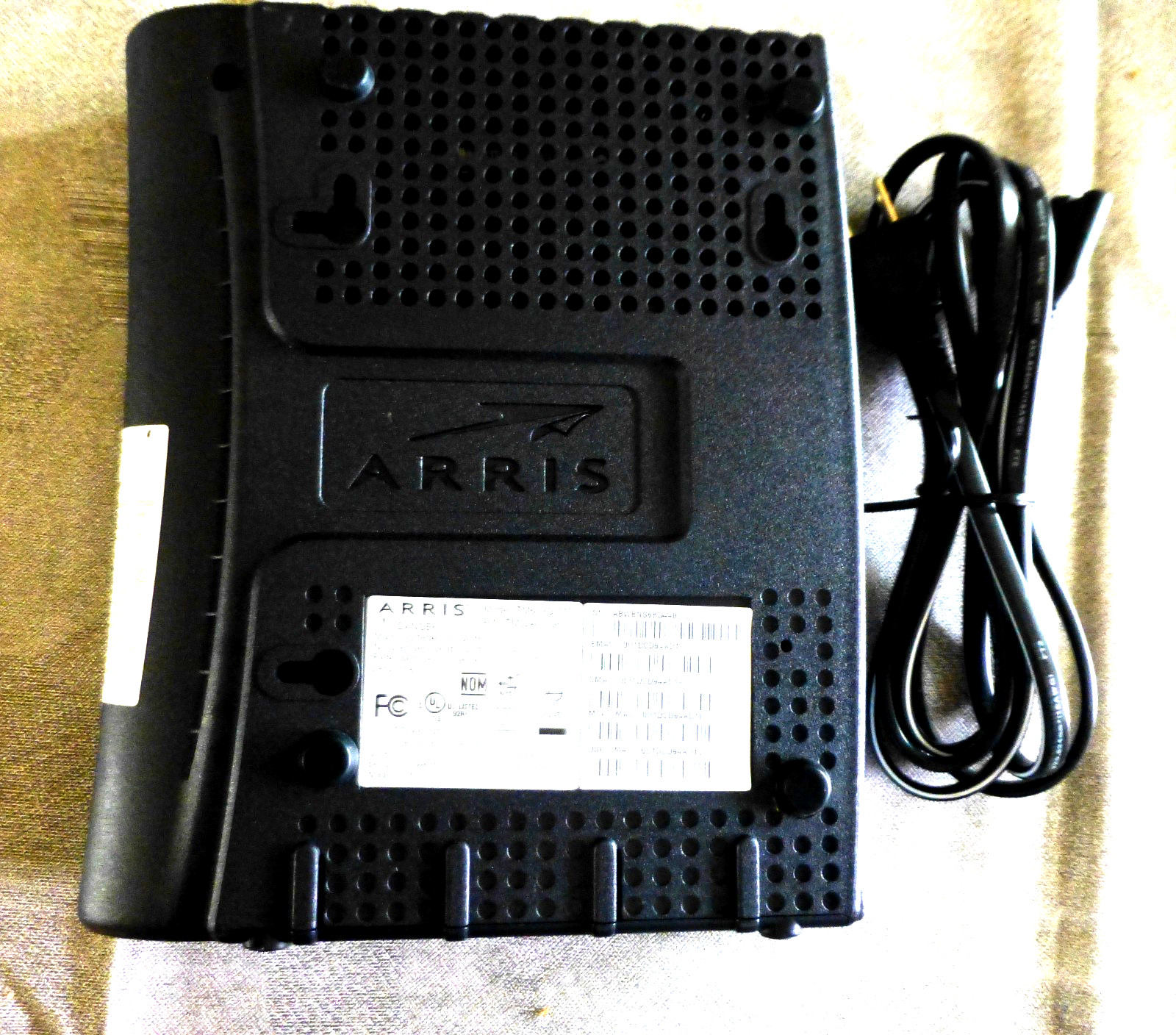 ARRIS TM602G/115 Touchstone Telephony Modem & Power Cord used Good Condition