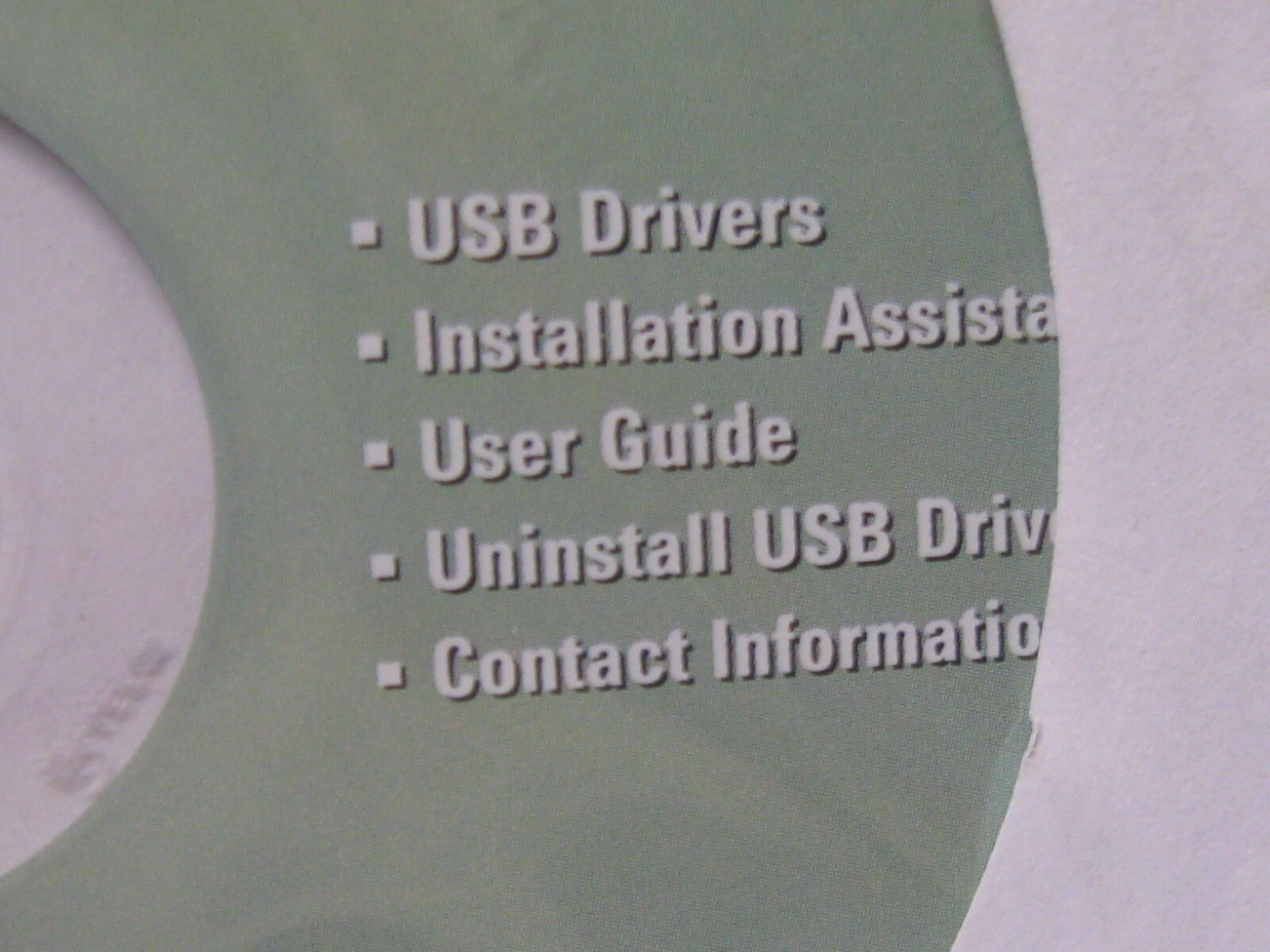 Motorola SB5100 Series Cable Modem Software CD-ROM