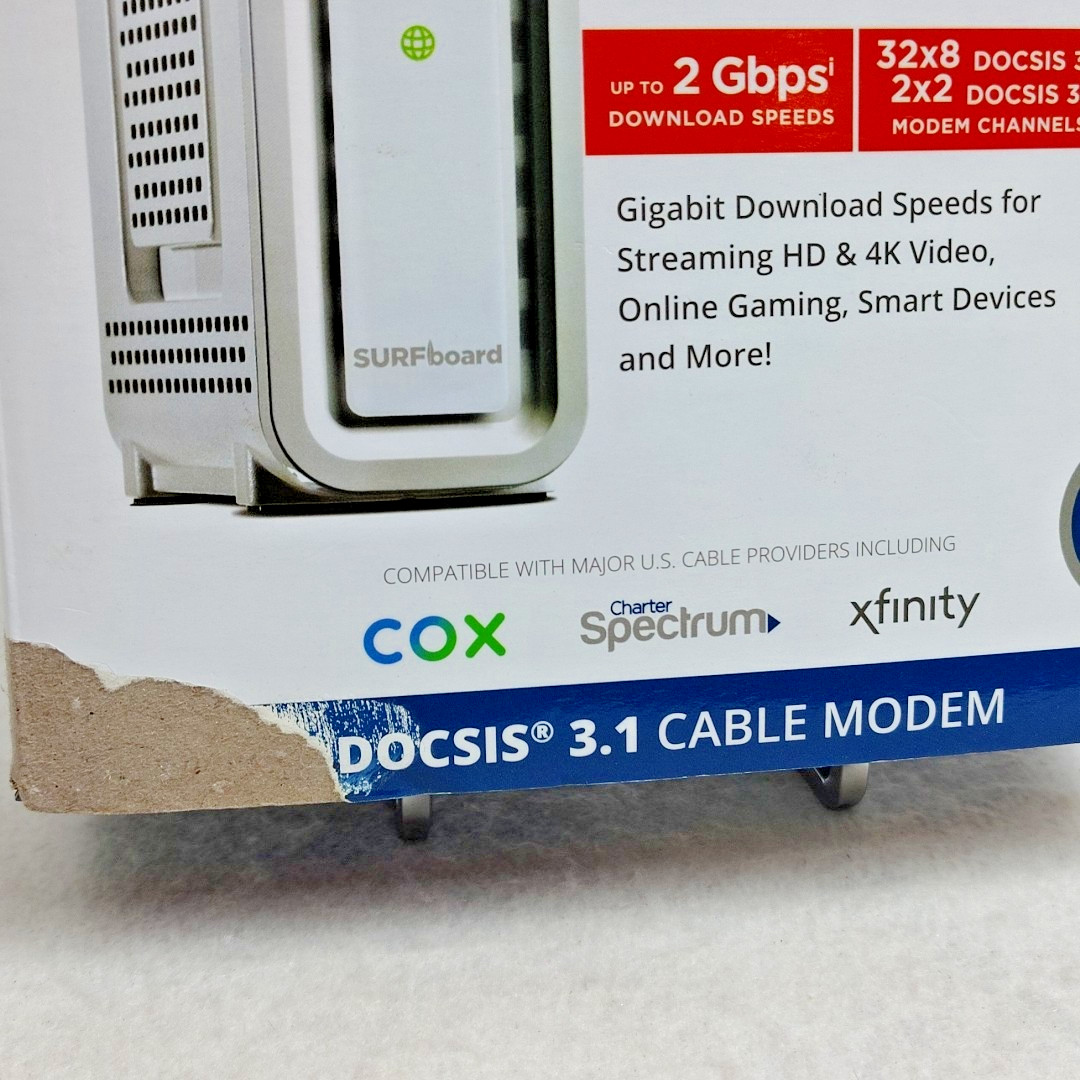ARRIS SURFboard SB6183 Cable Modem EUC Wrong Box SB8200 – Read Description