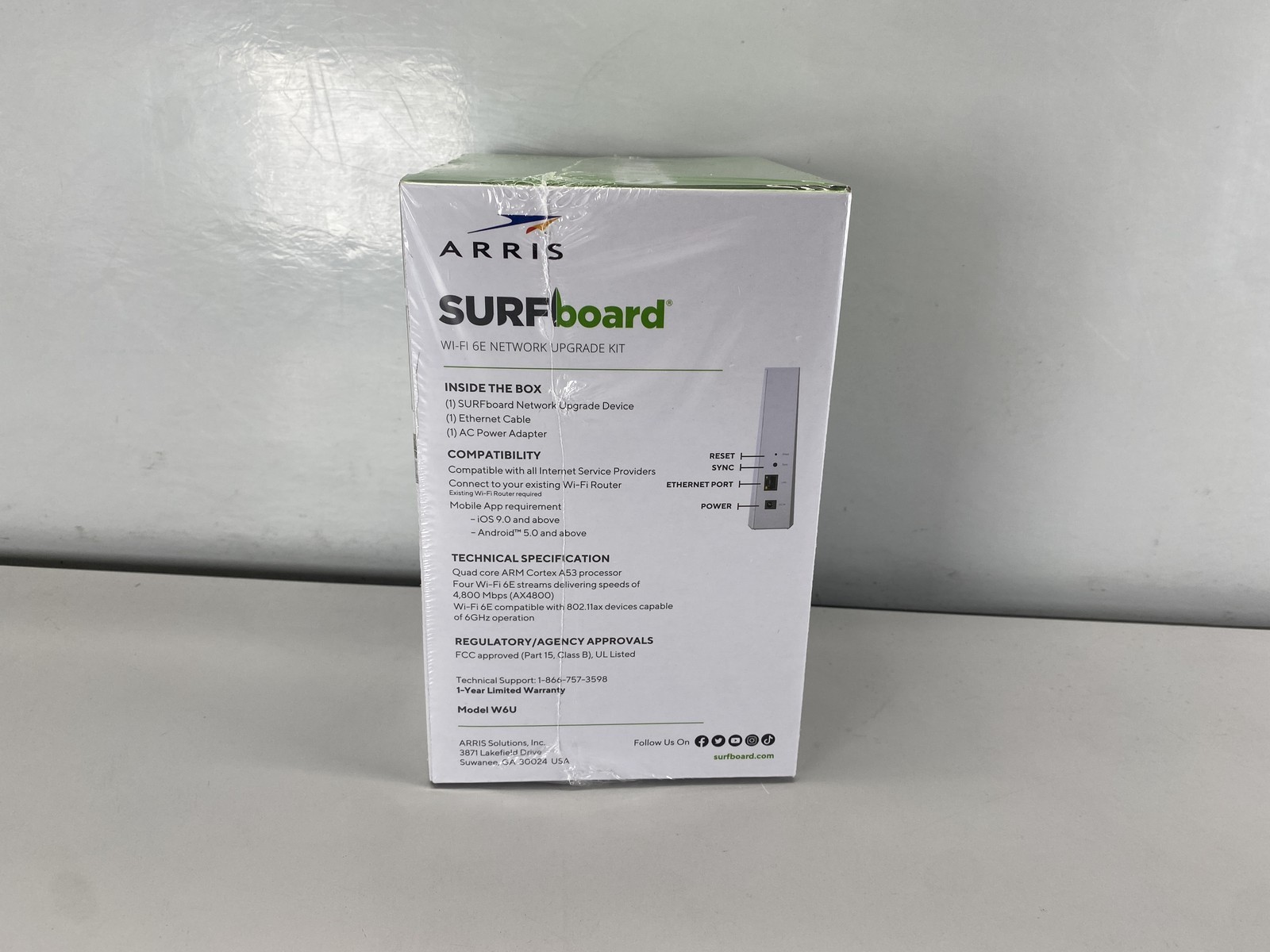 ARRIS SURFboard Wi-Fi 6E Network Upgrade Kit- White