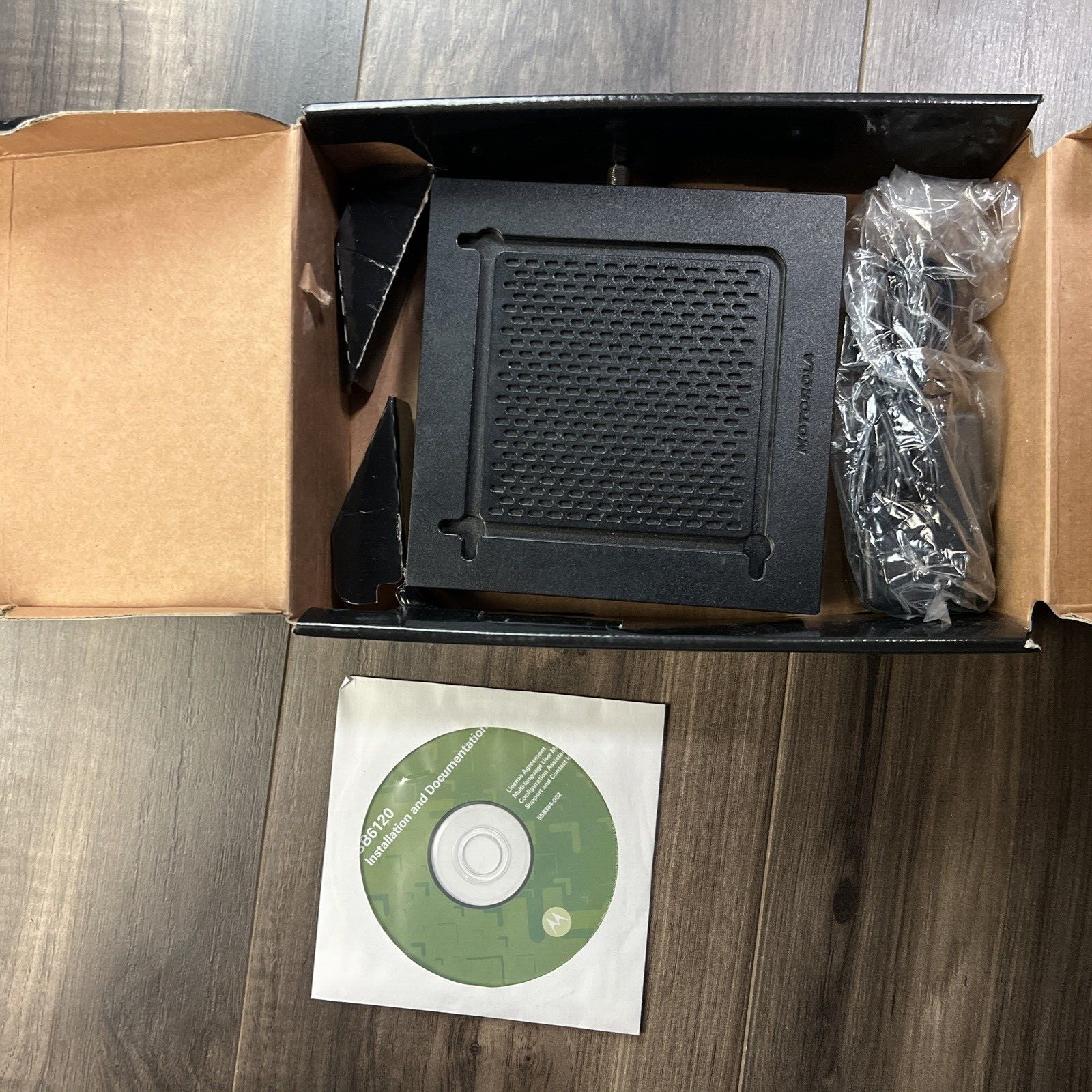 Motorola SB6120 SURFboard Docsis 3.0 Cable Modem, Black, 150 Mbps