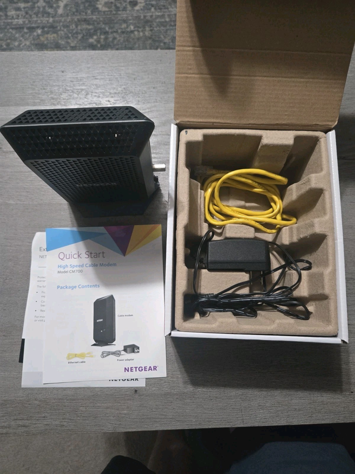 NETGEAR CM700 High Speed Cable Modem Docsis 3.0