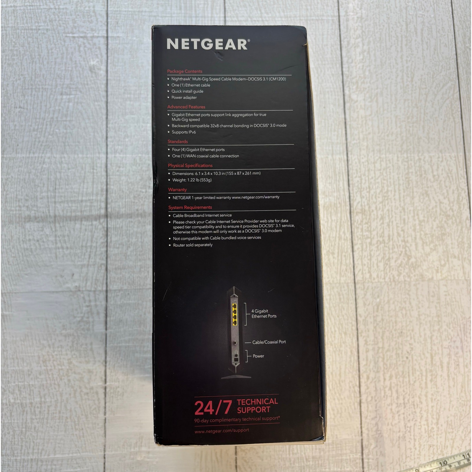 Netgear Nighthawk CM1200 Multi-Gig DOCSIS 3.1 Cable Modem
