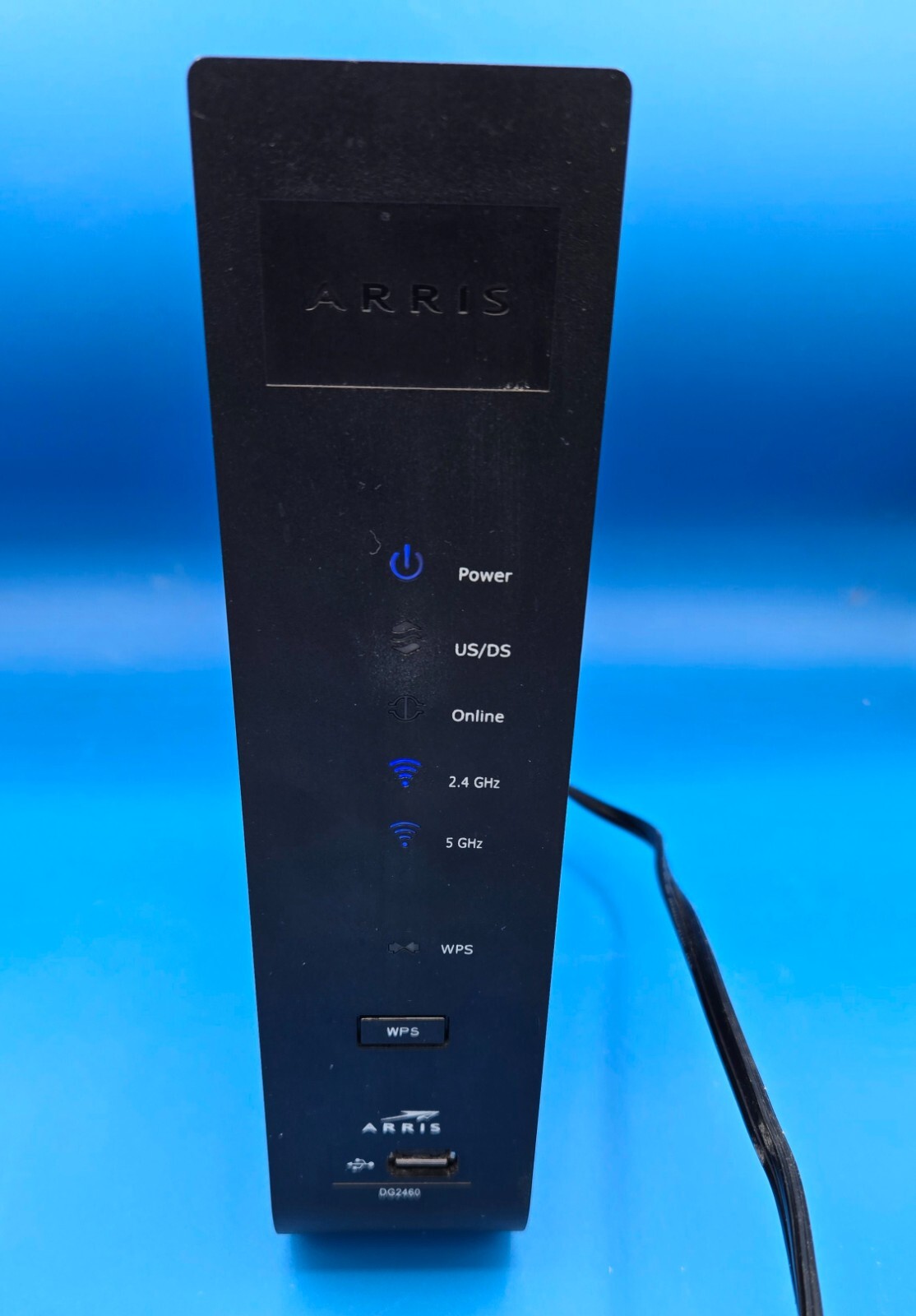 ARRIS DG2460A CABLE MODEM DUAL BAND WIFI, WIRELESS ROUTER DOCSIS 3.0 WORKS