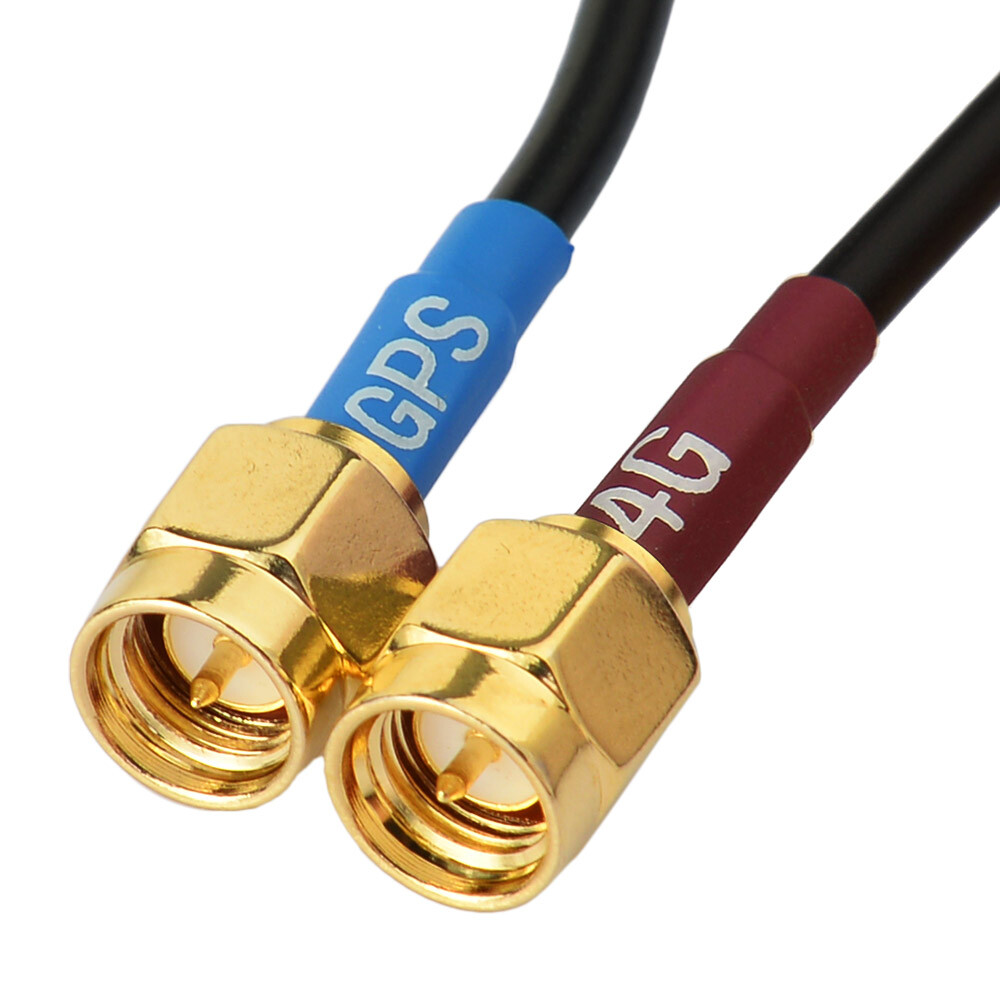 IOT Anti theft CAR GPS 4G LTE Antenna 3m + 2pc u.fl to SMA Pigtails Cable 10cm