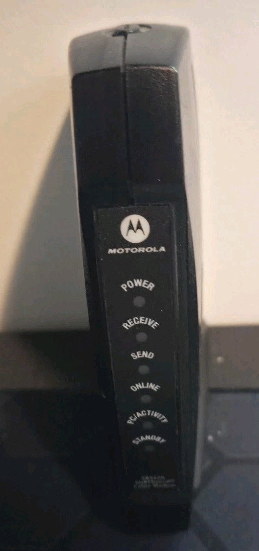 Motorola SURFboard SB5120 Cable Modem Ethernet Cable USB (No Power Cord)