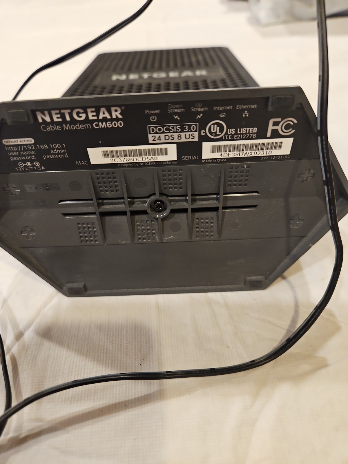NETGEAR CM600 960Mbps DOCSIS 3.0 Cable Modem | Tested
