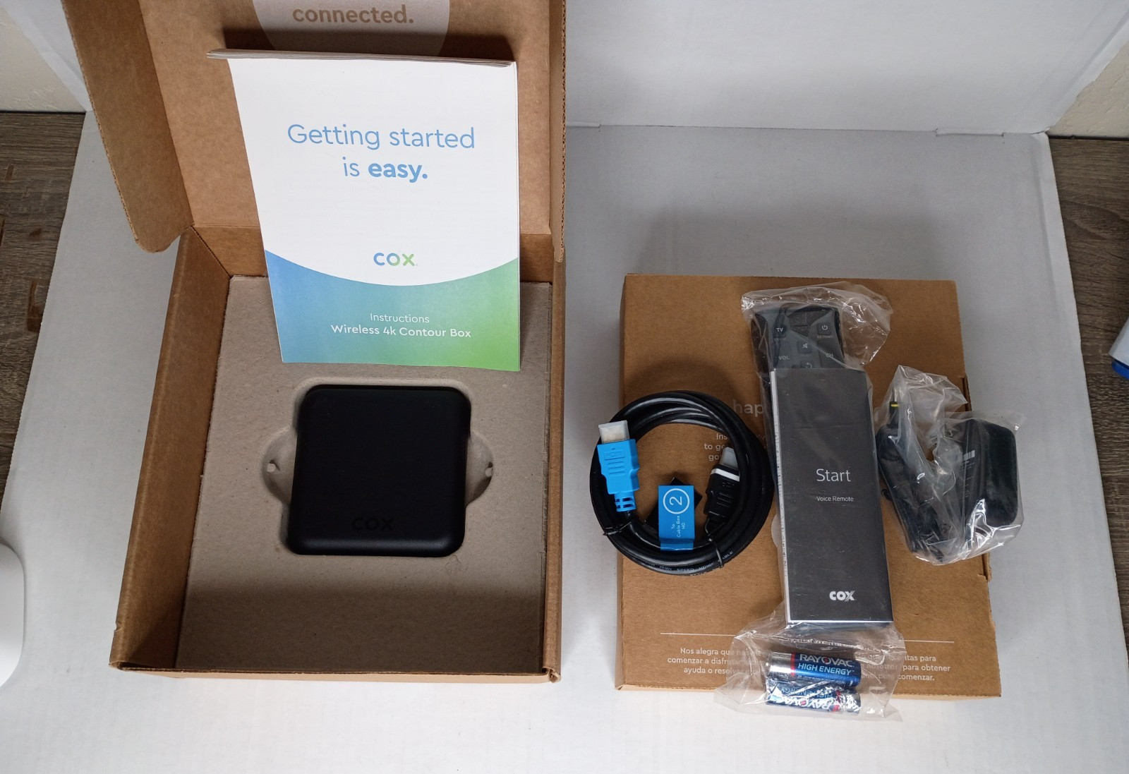 NEW! / Cox Contour 4k Streaming Cable Box