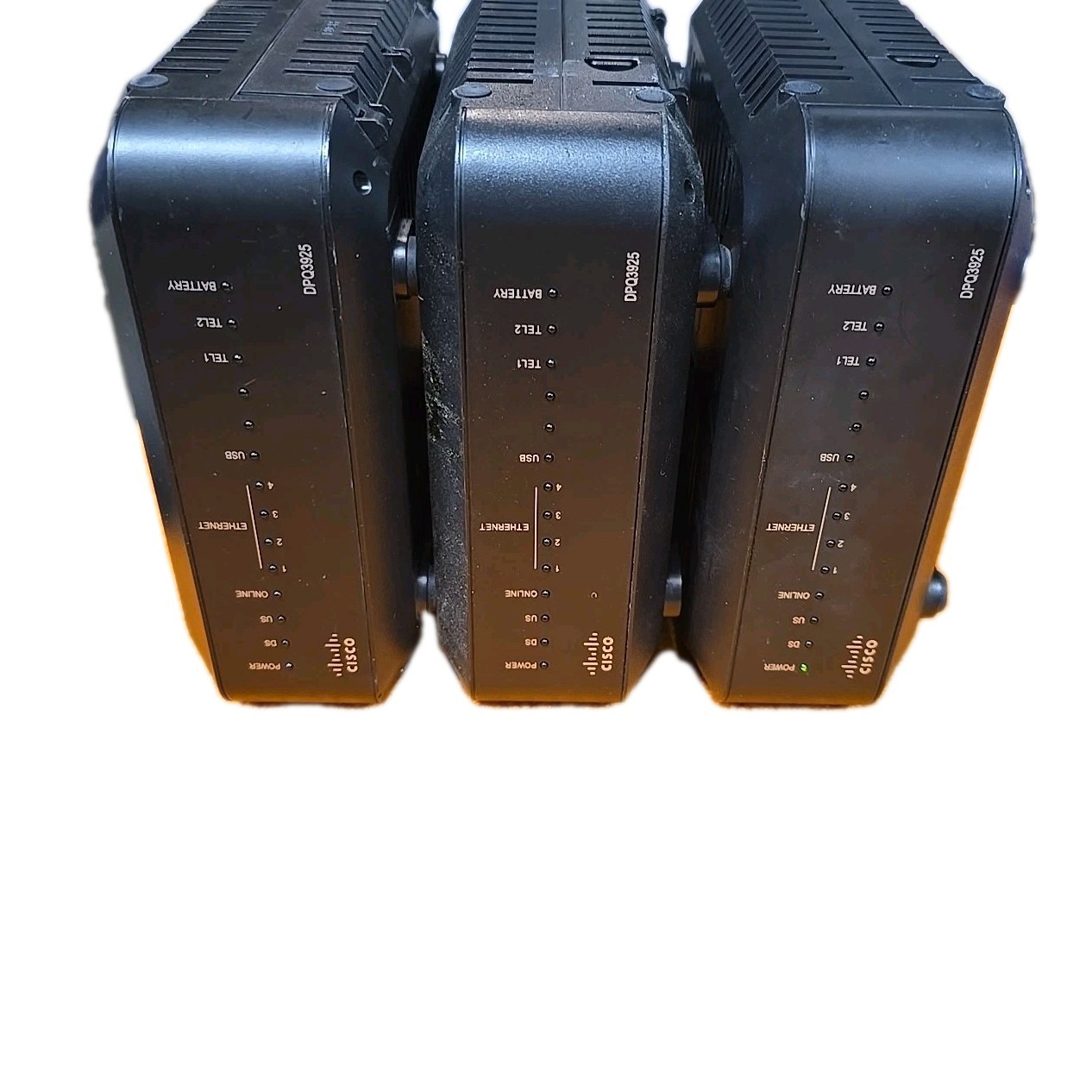CISCO DPQ3925 8×4 LOT of 3X DOCSIS 3.0 Wireless Gateway Modem Router