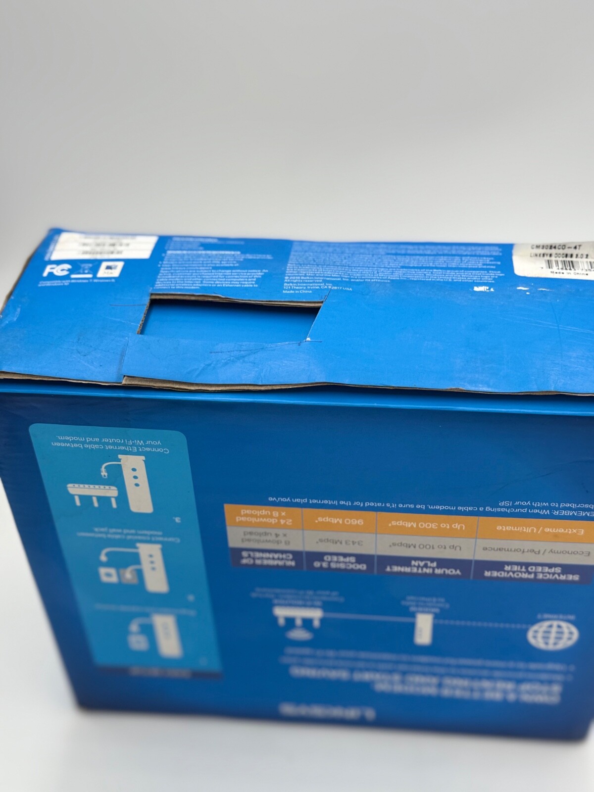 LINKSYS CM3024 High Speed DOCSIS 3.0 24×8 Cable Modem Xfinity Cox Charter