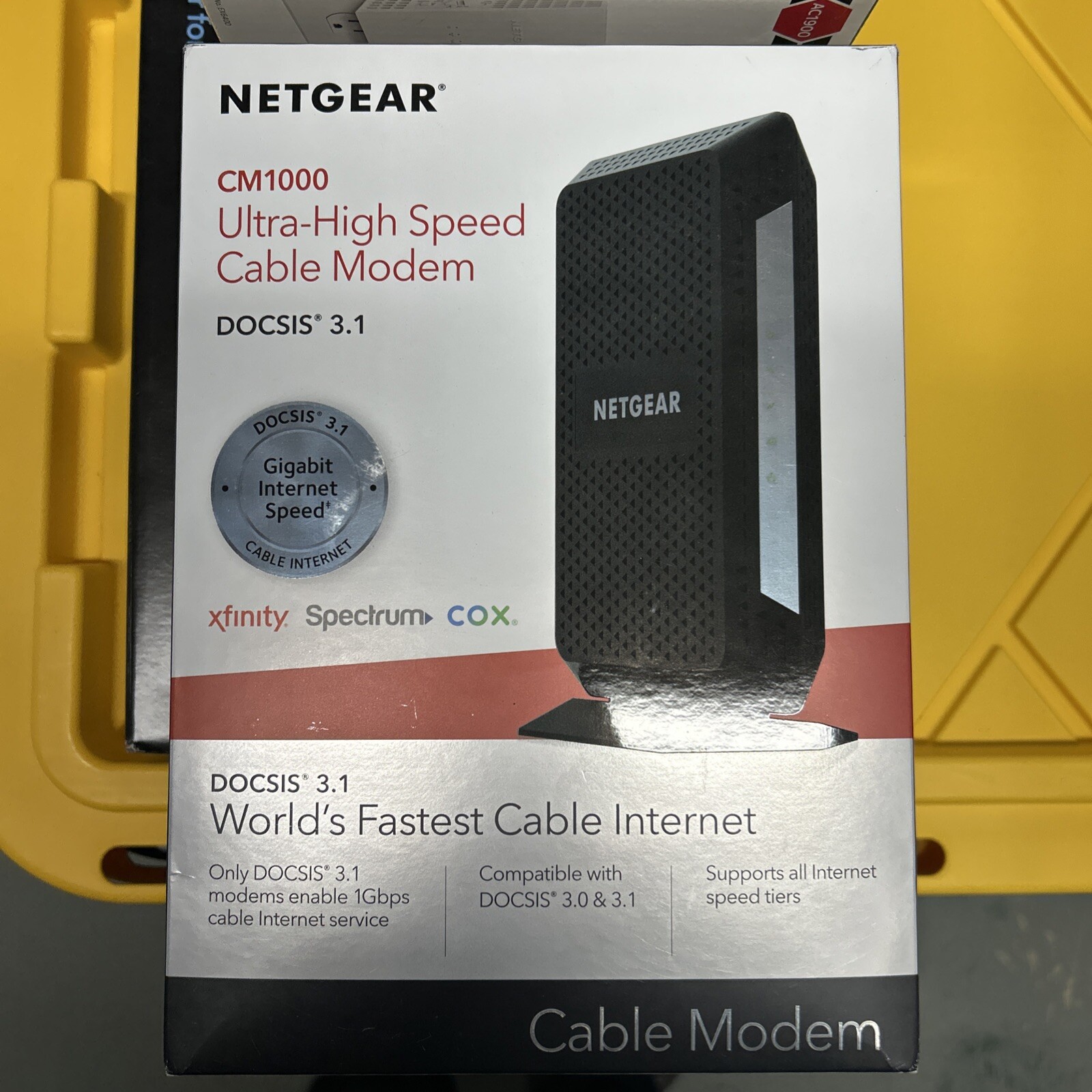 NETGEAR CM1000 Wired-Ethernet (RJ-45) Cable – CM1000100NAS (Black)