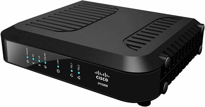 Cisco Epc 3208 Euro Docsis Modem Router Ethernet
