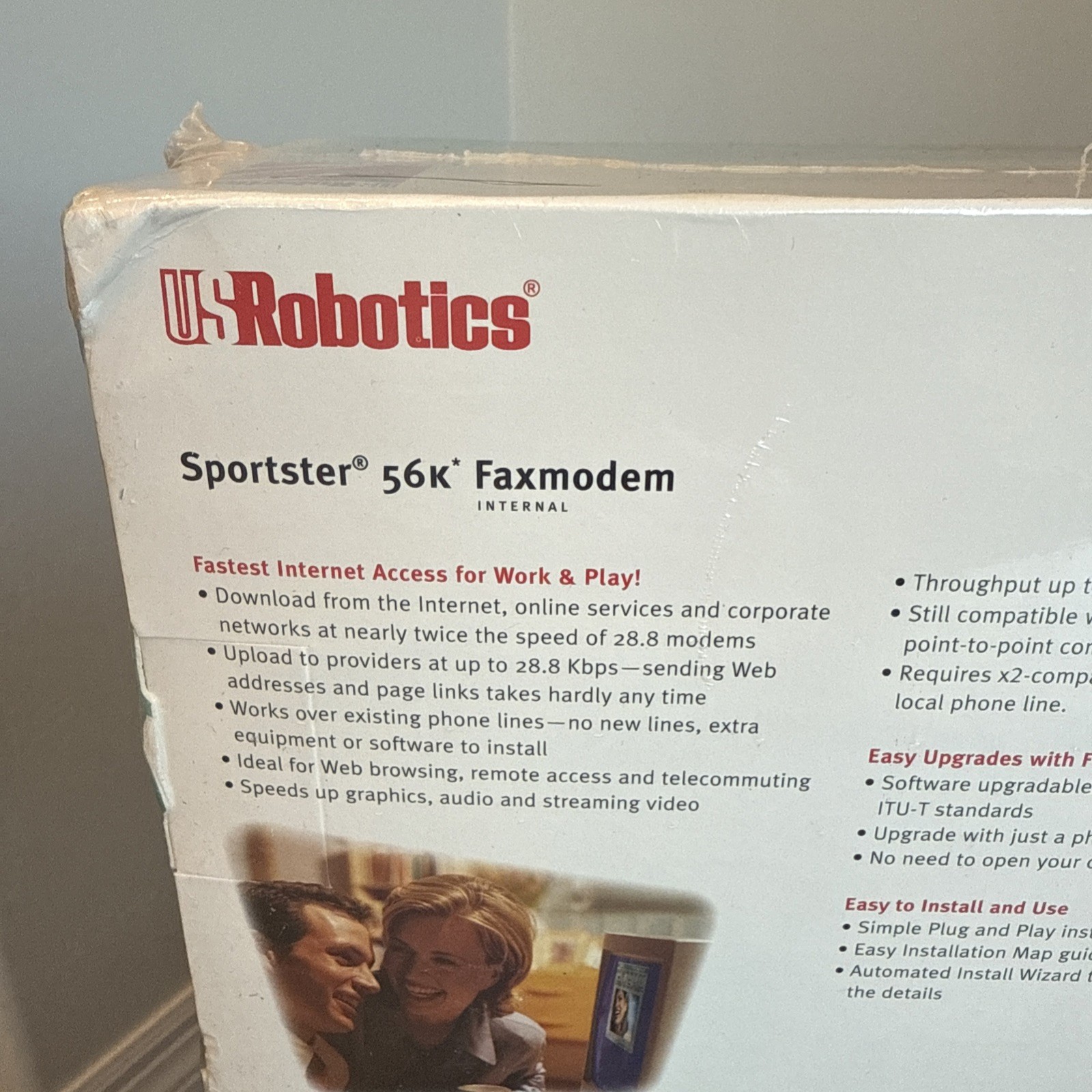 US Robotics Sportster 56K Faxmodem Internal Vintage Model No 1787/PC Plug & Play