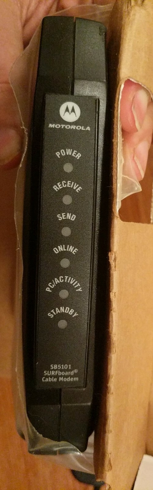 Motorola SURFboard SB5101 DOCSIS 2.0 Cable Modem 38 Mbps – new? open box
