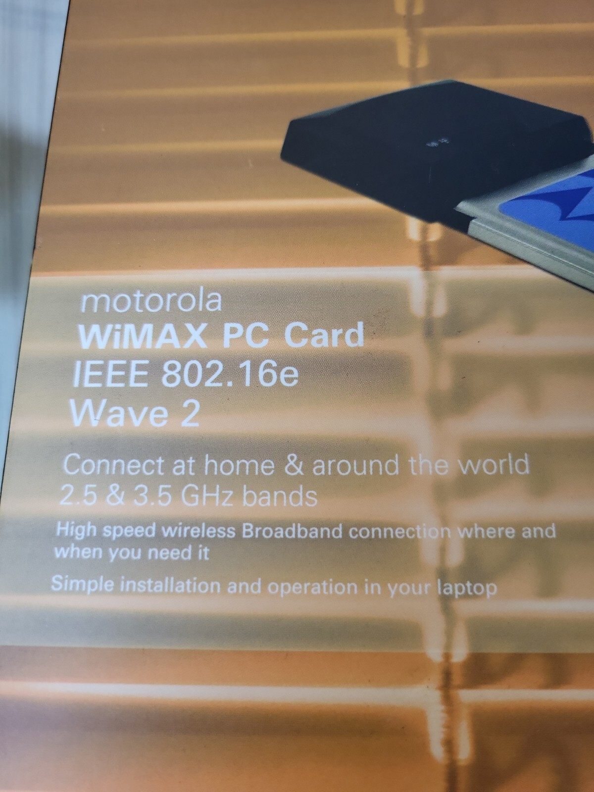 WIMAX PC CARD IEEE 802.16e 2.5&3.5GHz