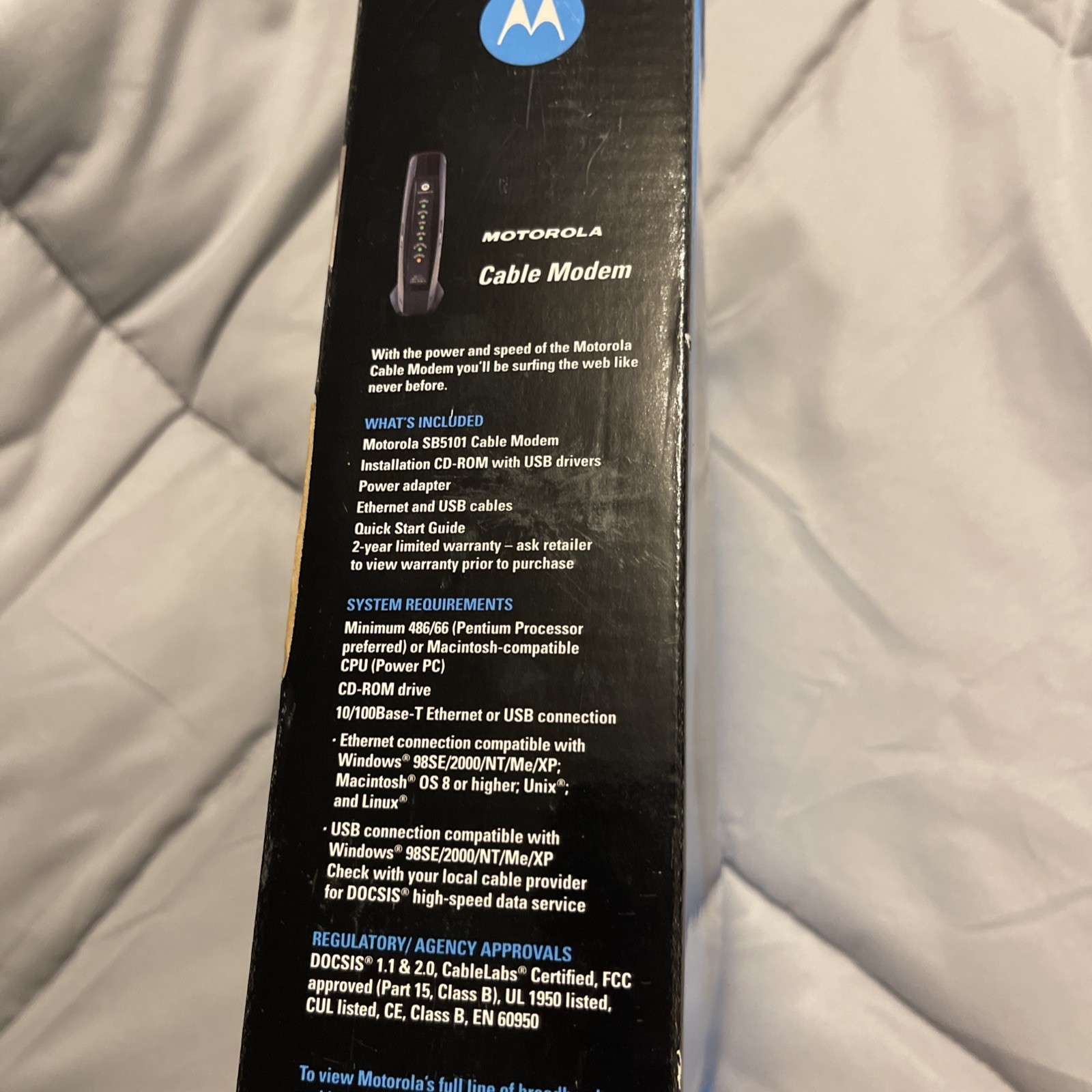 Motorola SB5101 DOCSIS 2.0 Cable Modem