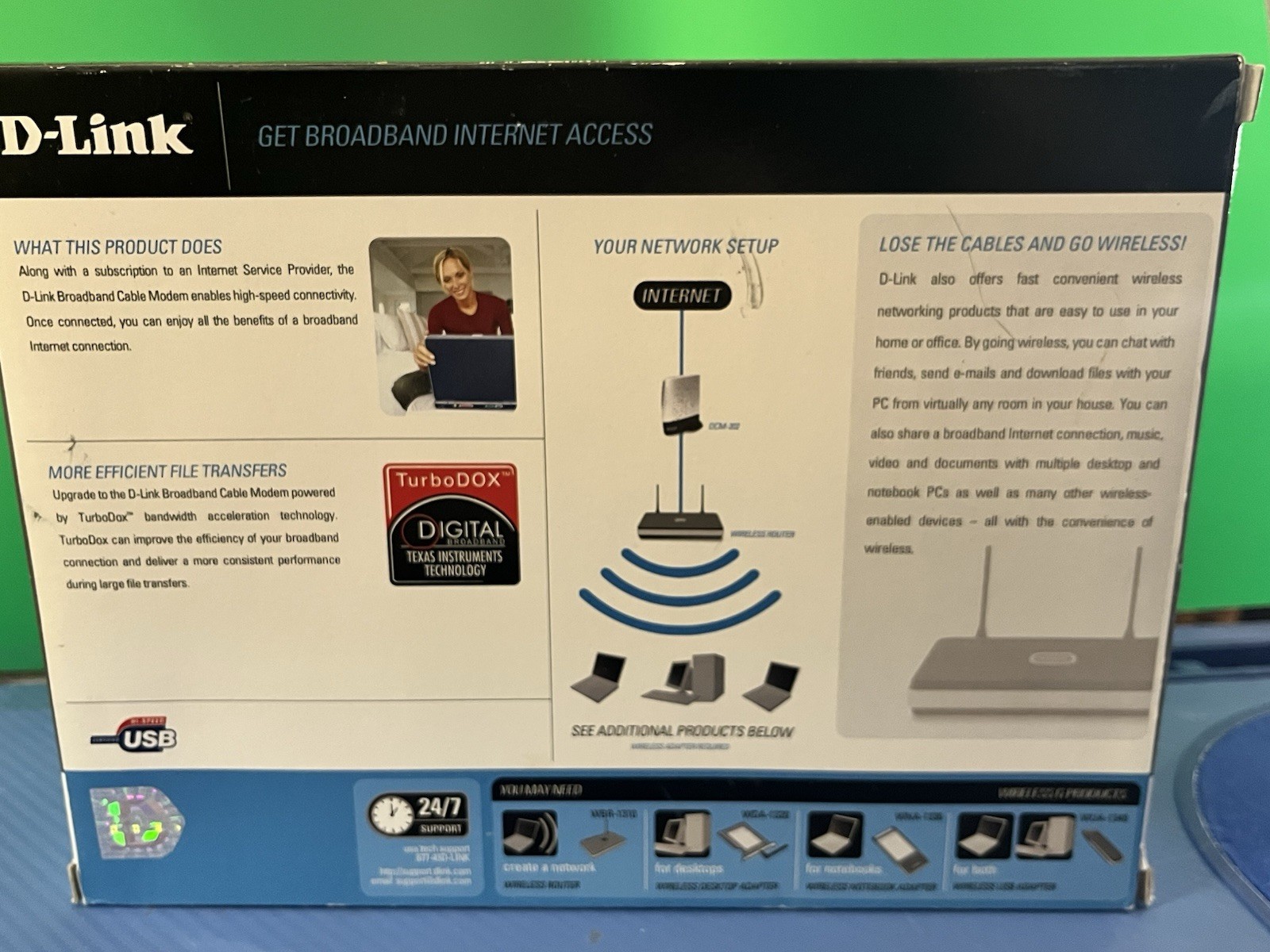D-Link DCM-202 Broadband Modem UPC:790069271335