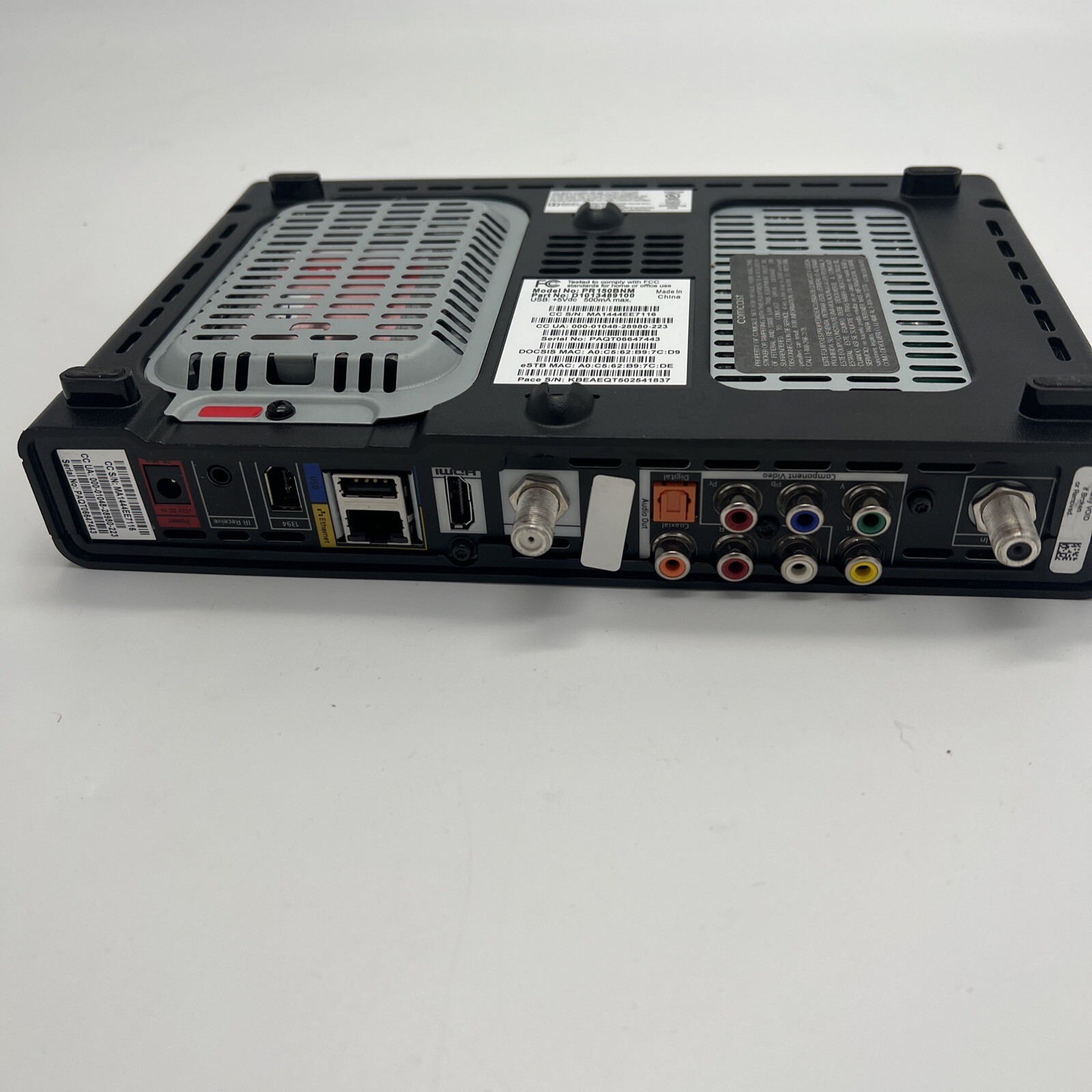 Comcast Xfinity Modem, Model PR150BNM, Without Power Cord