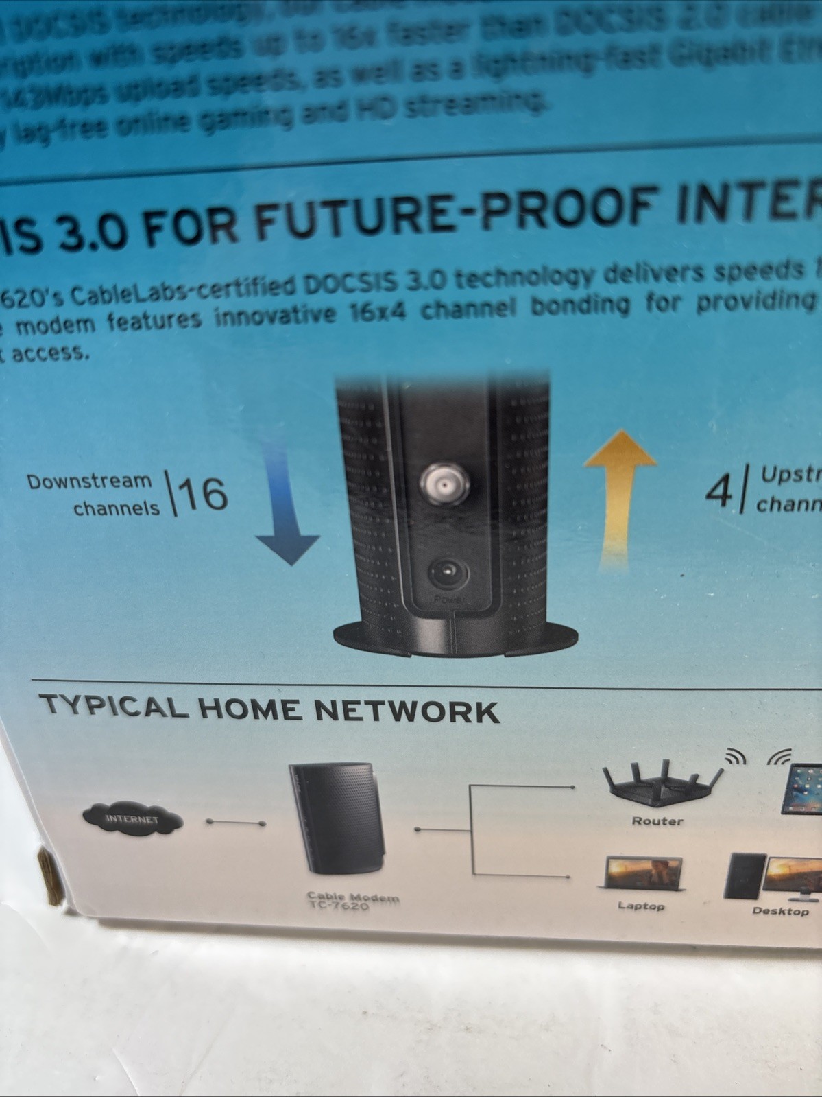 TP-LINK TC-7620 680Mbps Cable Modem – Brand New