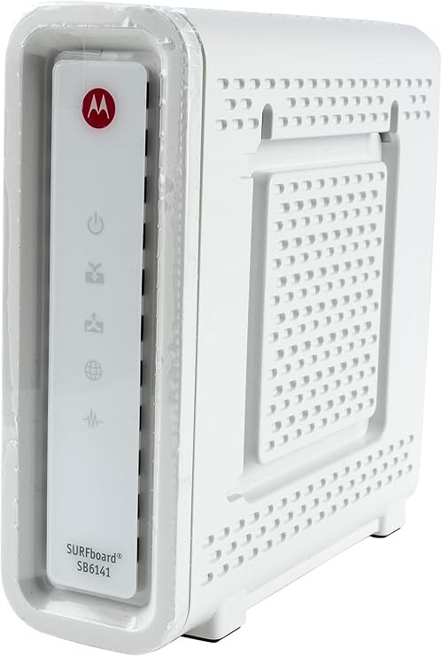 ARRIS / Motorola SurfBoard SB6141 DOCSIS 3.0 Cable Modem – White