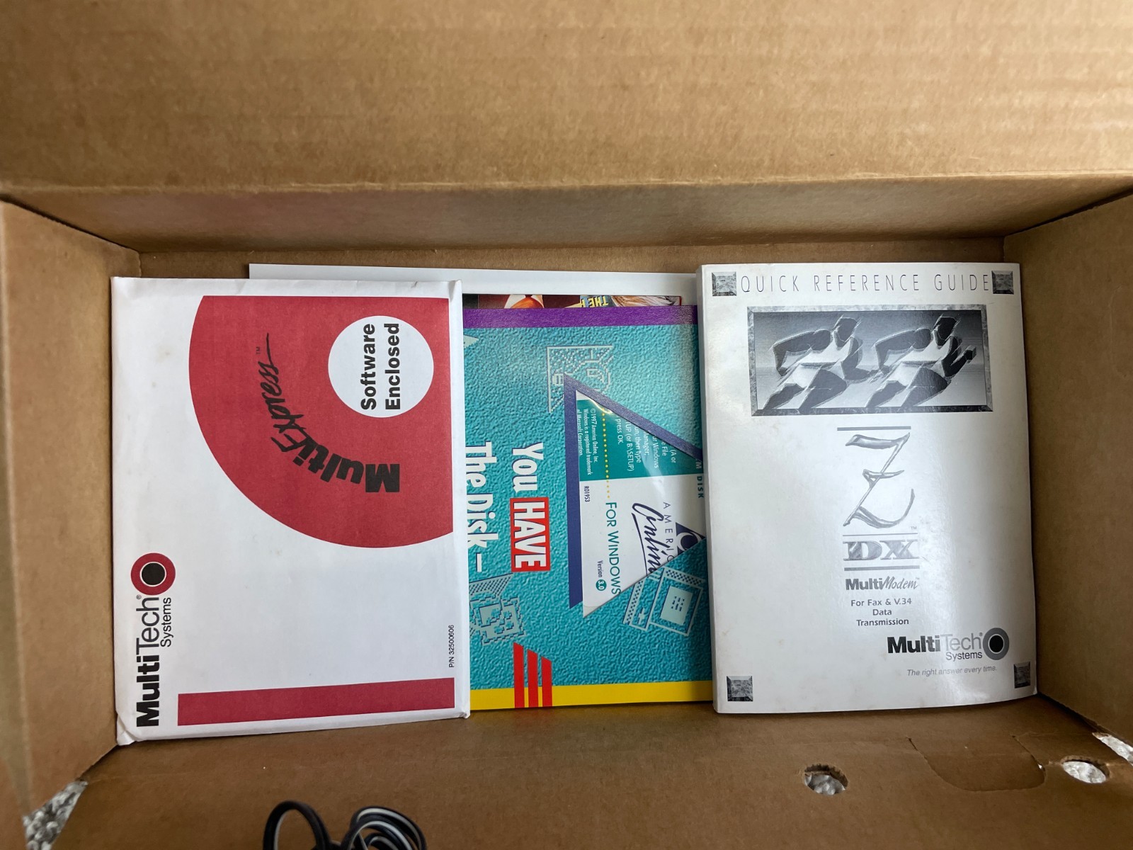 Multi-Tech Systems MT2834ZDXb MultiModem ZDX External Data/Fax Modem