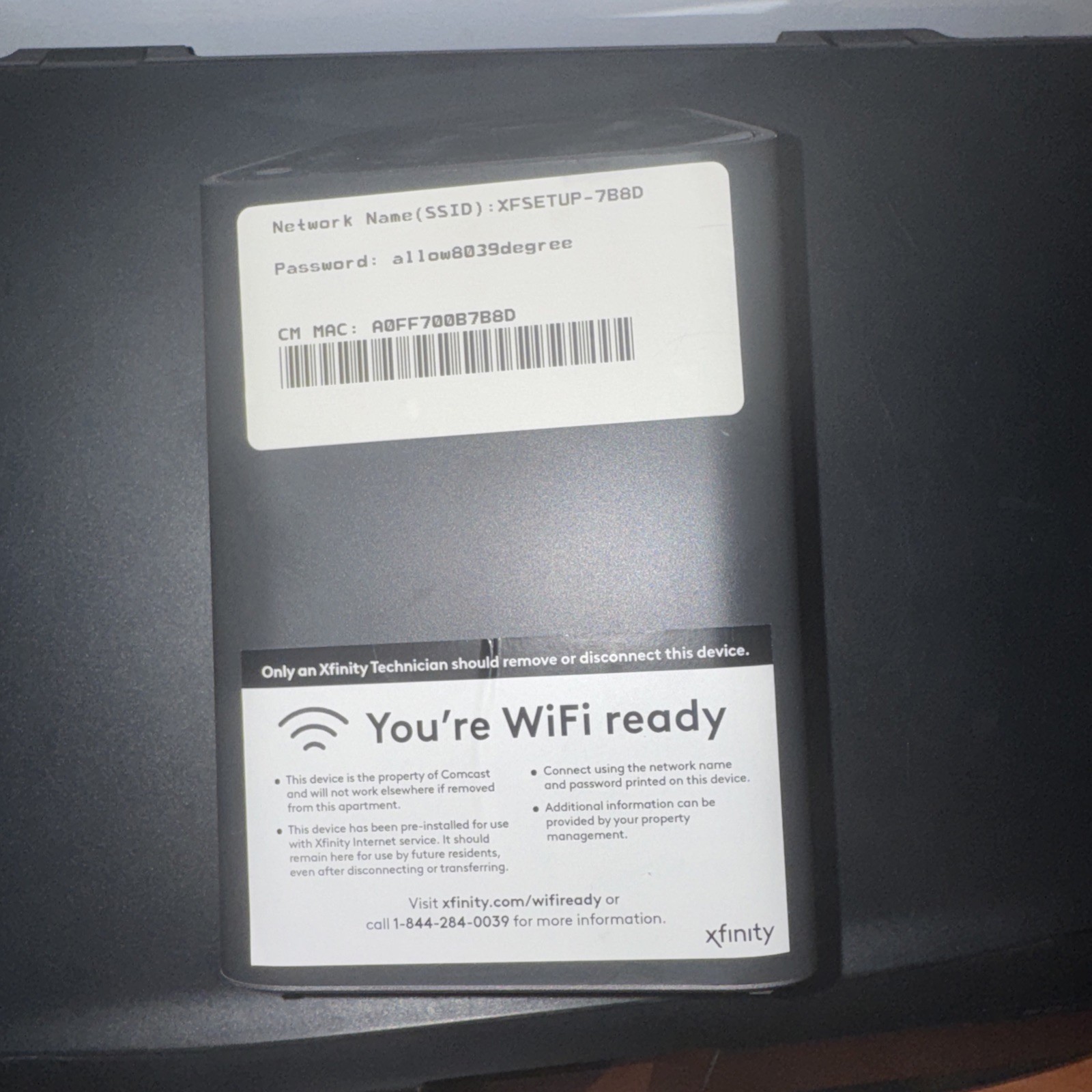 Xfinity Comcast XB6-T WiFi Router Modem