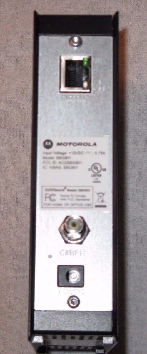 Motorola SURFboard (SBG901) 30.72 Mbps Modem, Tested, Works, Comes with Cables