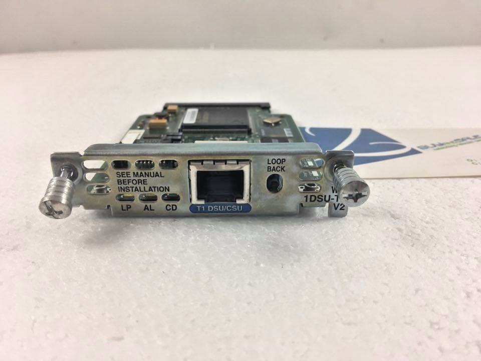 Cisco WIC-1DSU-T1-V2 1-Port DSU/CSU 1-PORT WAN INTERFACE CARD (Quantity + )