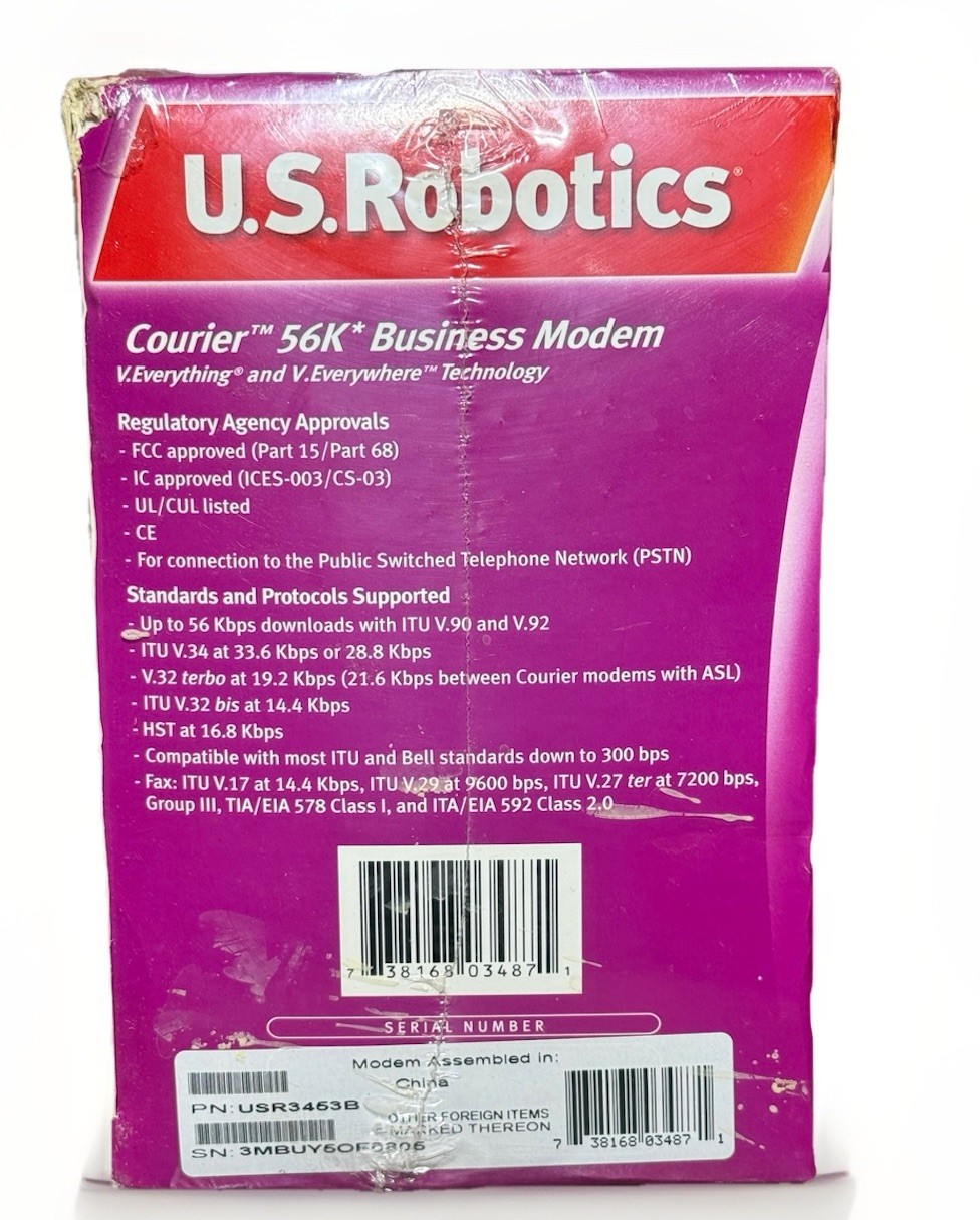US Robotics USR3453B 56Kbps Serial Fax Modem
